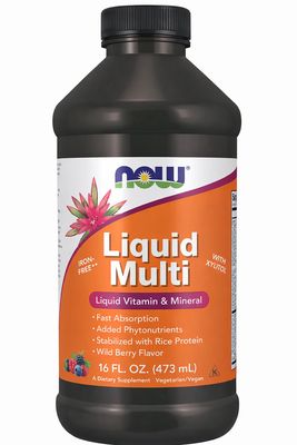 Now, Liquid Multi Wild Berry 16 fl oz