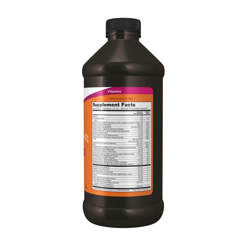 Now, Liquid Multi Wild Berry 16 fl oz