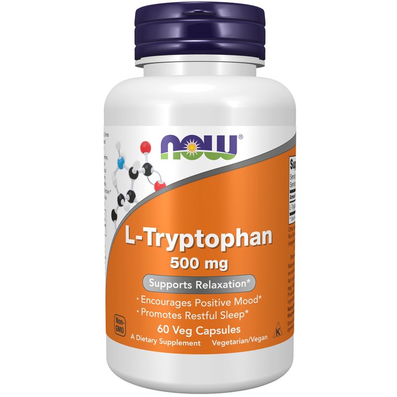 Now, L-Tryptophan 500mg