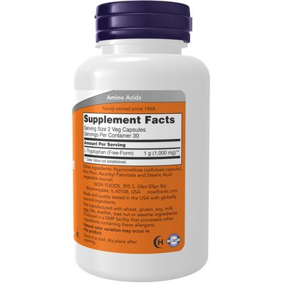 Now, L-Tryptophan 500mg