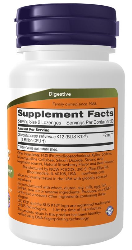Now, OralBiotic 60 Lozenges