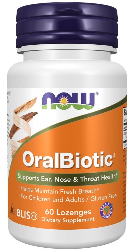 Now, OralBiotic 60 Lozenges