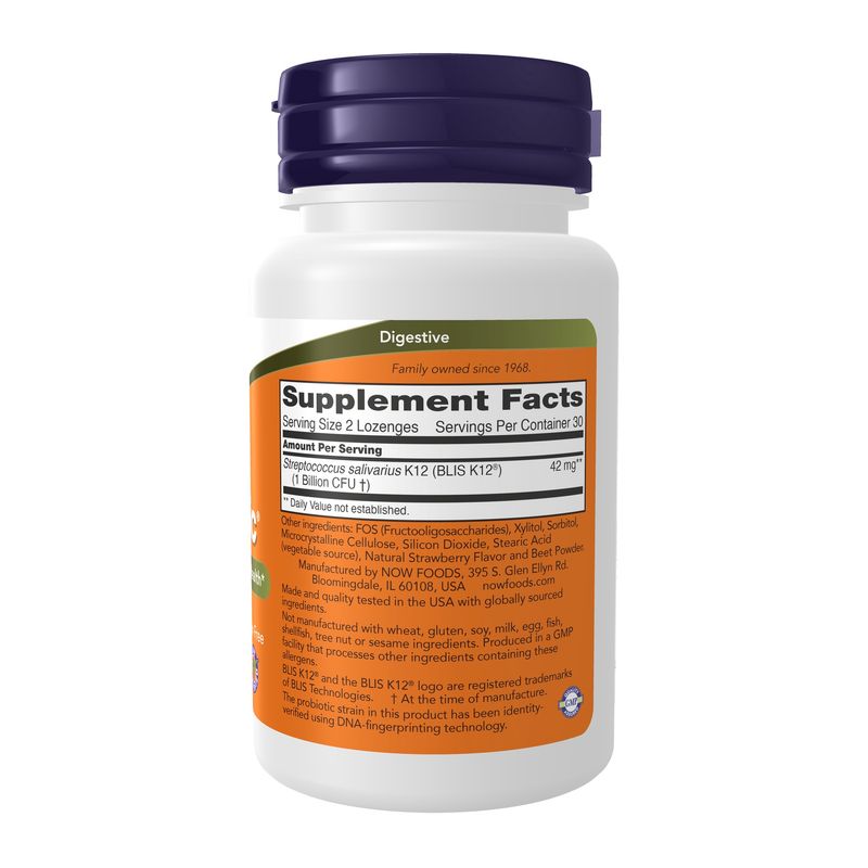 Now, OralBiotic 60 Lozenges