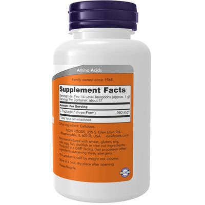 Now, L-Tryptophan Powder 2oz