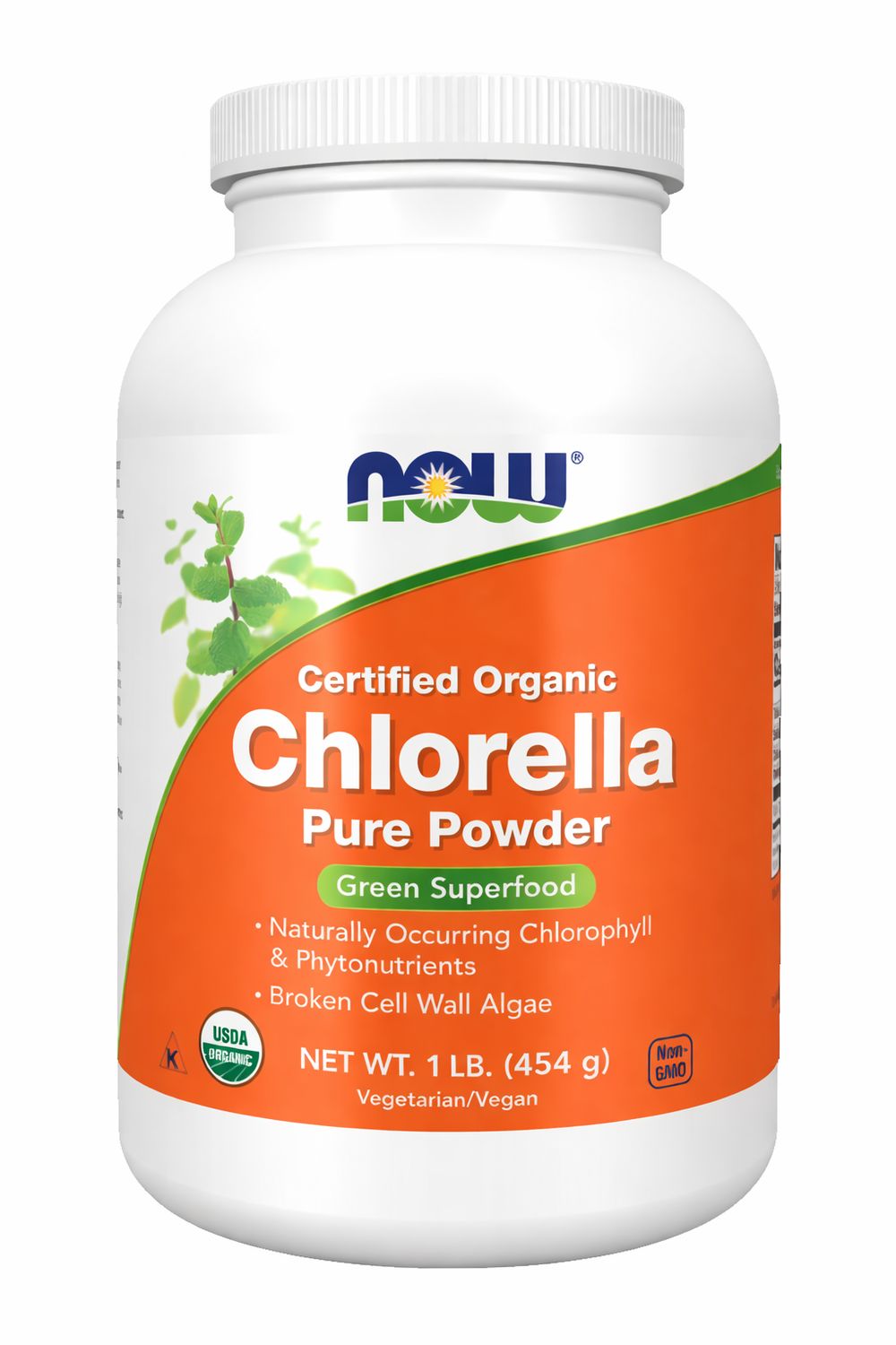 Now, Organic Chlorella Powder 1lb