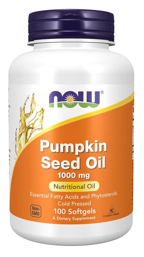 Now, Pumpkin Seed Oil 1000mg