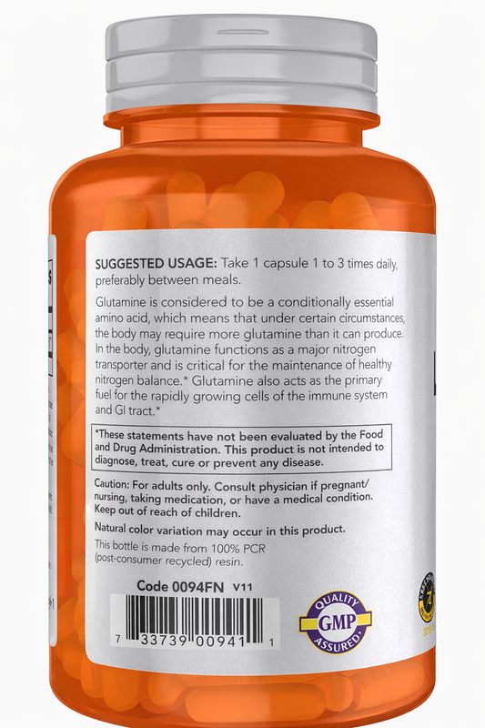 Now, L-Glutamine 1000mg