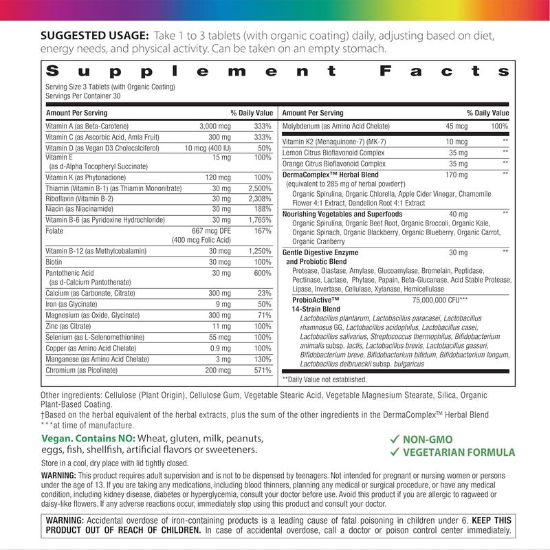 Rainbow Light, Active Health Teen Multi 90 Tabs
