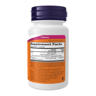 Now Supplements , Methyl B-12 5,000 Mcg - Lozenges