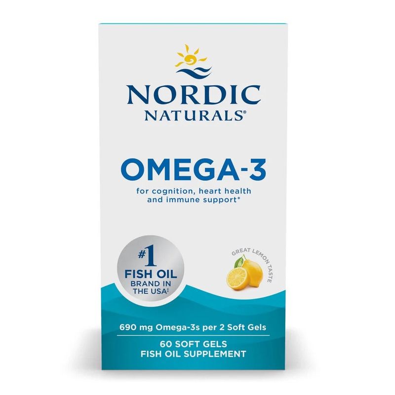 Nordic Naturals, Omega-3, 60 Soft Gels
