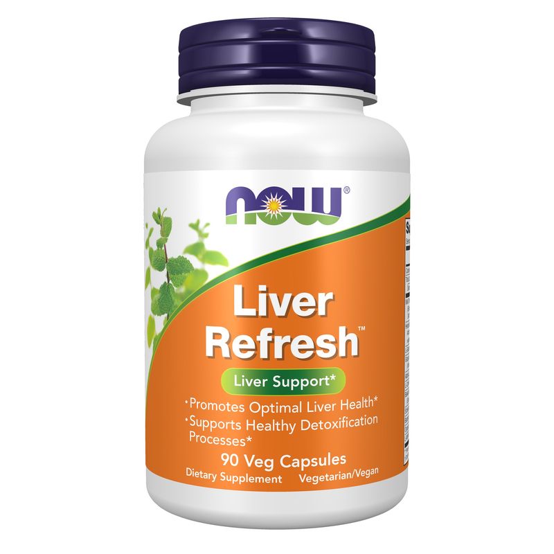 NOW Supplements, Liver Refresh™ with Milk Thistle Extract and unique Herbal blend, 90 Veg Capsules NOW Supplements, Liver Refresh™ with Milk Thistle Extract and unique Herbal blend, 90 Veg Capsules