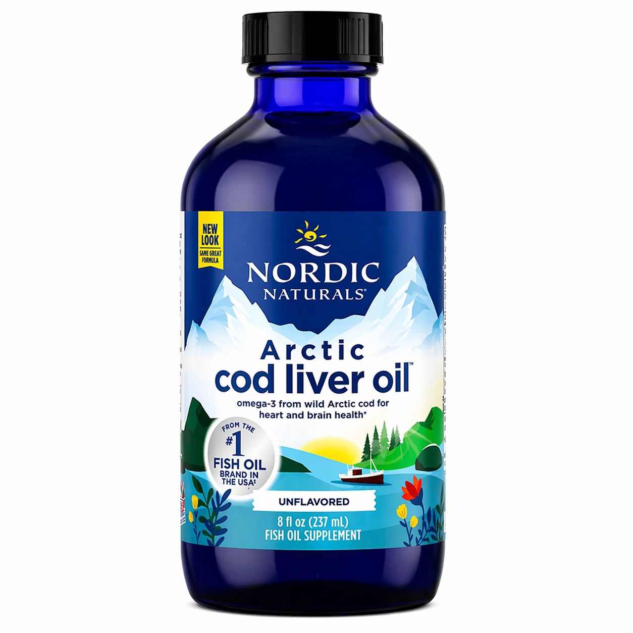 Nordic Naturals, Arctic Cod Liver Oil, Unflavored, 8 fl. oz