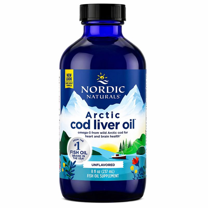Nordic Naturals, Arctic Cod Liver Oil, Unflavored, 8 fl. oz