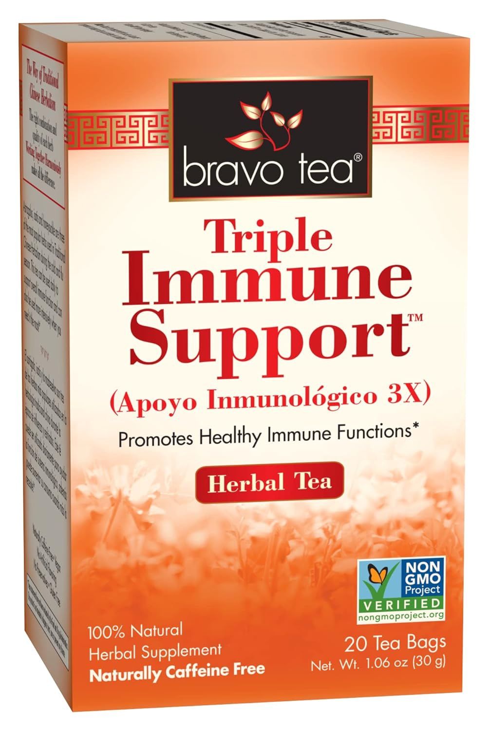 Bravo Tea, Triple Immune Support, 20 Tea Bags