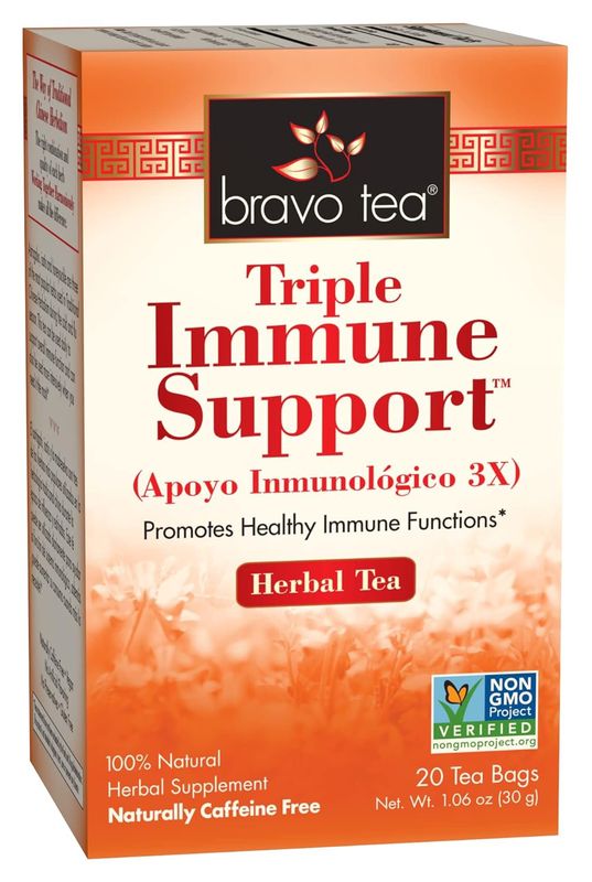 Bravo Tea, Triple Immune Support, 20 Tea Bags