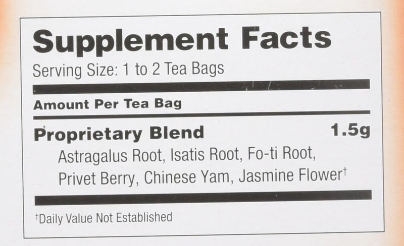 Bravo Tea, Triple Immune Support, 20 Tea Bags