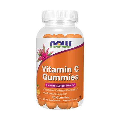 NOW Supplements, Vitamin C Gummies 250 mg, Immune System and Antioxidant Support*, 90 Gummies NOW Supplements, Vitamin C Gummies 250 mg, Immune System and Antioxidant Support*, 90 Gummies