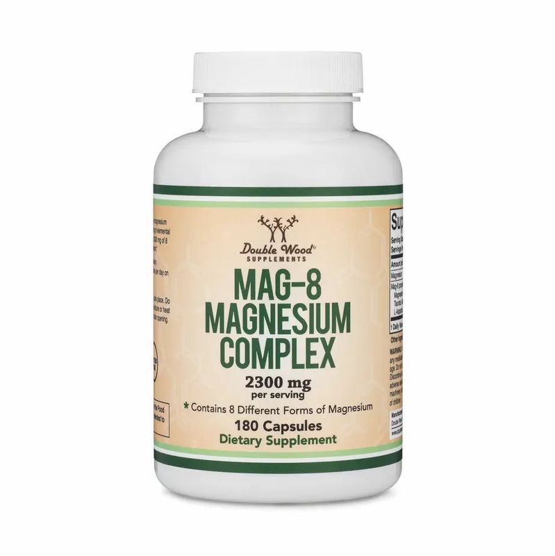 Double Wood Supplements, MAG-8 Magnesium Complex, 180 Capsules