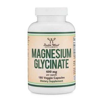 Double Wood Supplements, Magnesium Glycinate. 180 Veg Capsules Double Wood Supplements, Magnesium Glycinate. 180 Veg Capsules