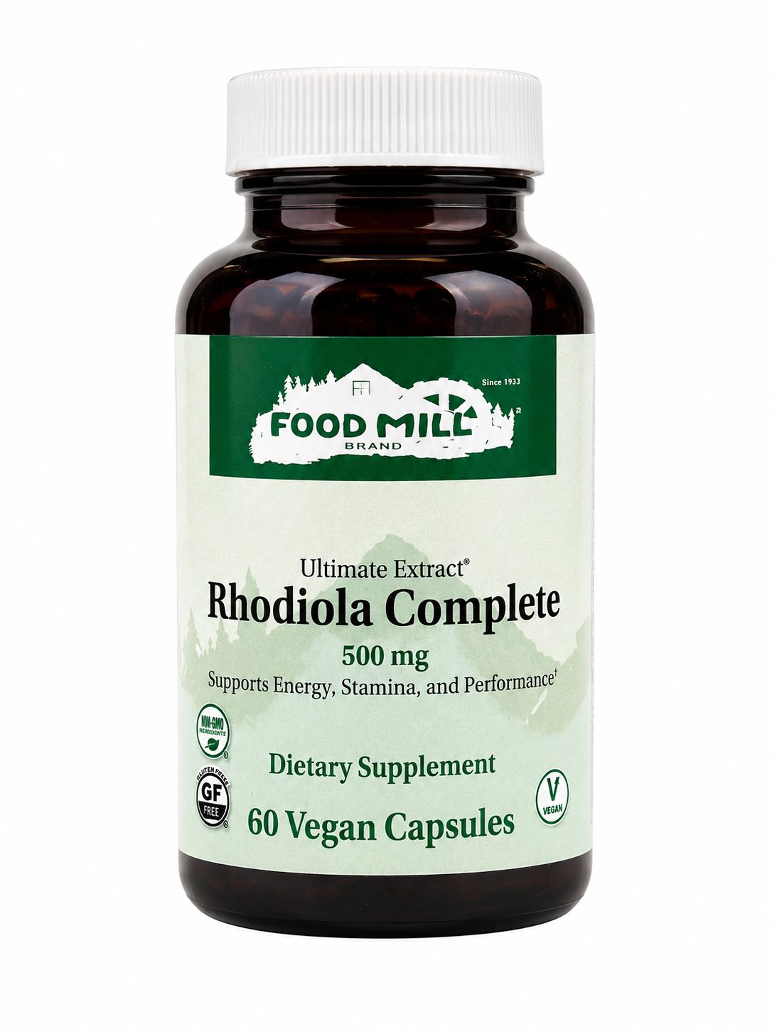 The Food Mill, Ultimate Rhodiola 500mg 60 Vegan Caps The Food Mill, Ultimate Rhodiola 500mg 60 Vegan Caps