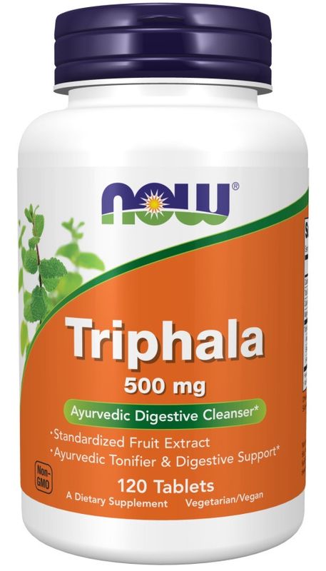 NOW, Triphala 500 mg. 120 Tabs