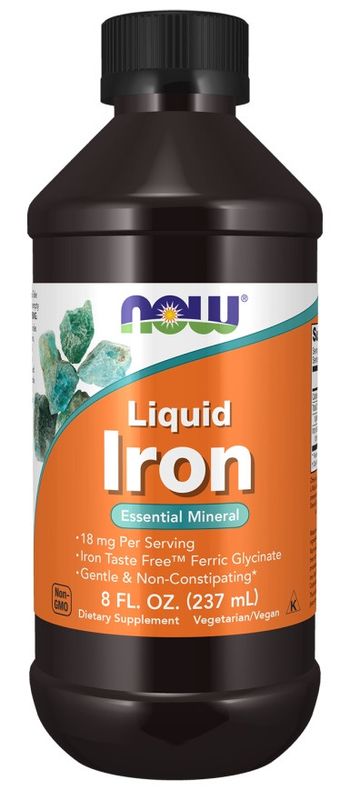 NOW, Liquid Iron, 18 mg, 8 fl. oz