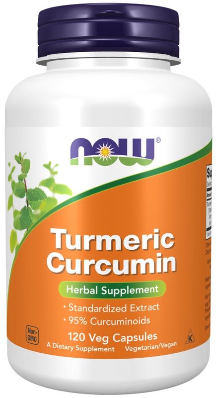 NOW, Turmeric Curcumin, 60 Veg Caps