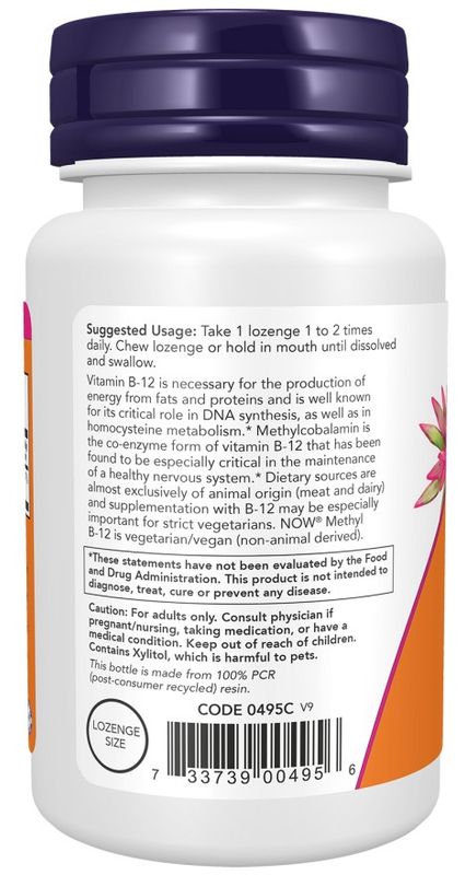 NOW Supplements, Methyl B-12 1,000 mcg