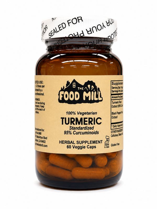 The Food Mill, Turmeric Veg Caps The Food Mill, Turmeric Veg Caps