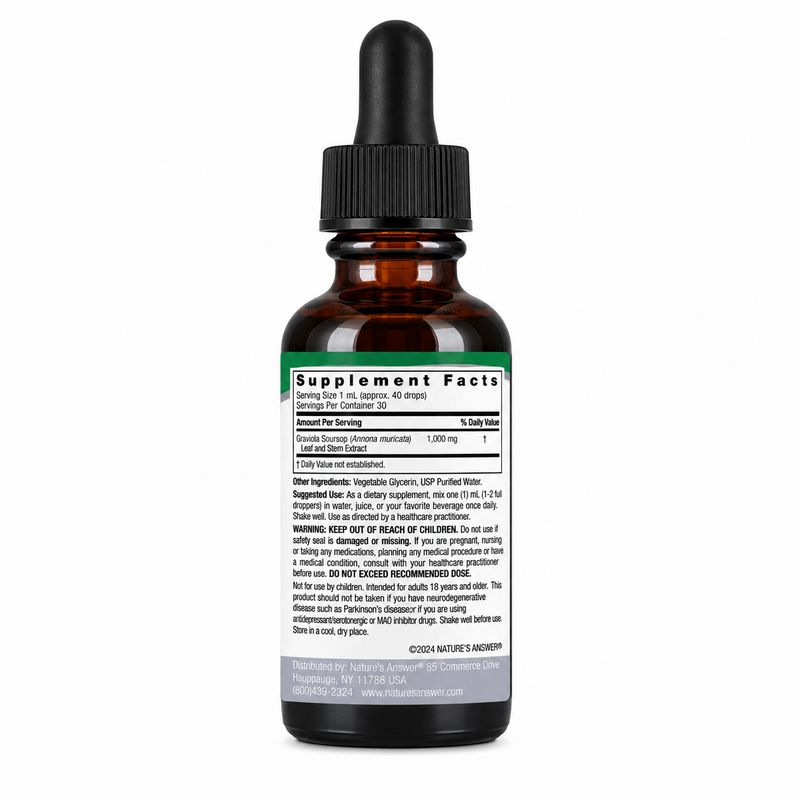 Nature's Answer, Graviola Soursop, 1 fl. oz
