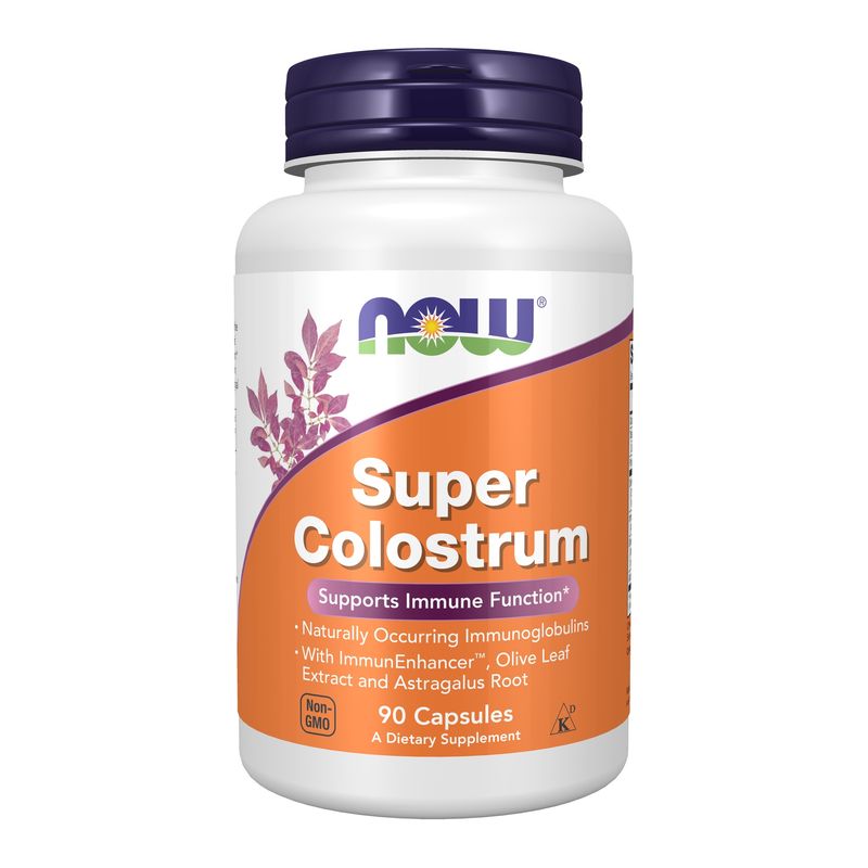 NOW Supplements, Super Colostrum 500 mg, 90 Veg Capsules NOW Supplements, Super Colostrum 500 mg, 90 Veg Capsules