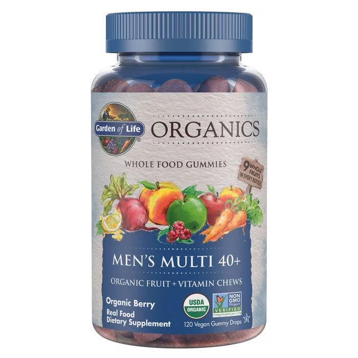 Garden Of Life, Organic Men's Multi 40+ 120 gummies Garden Of Life, Organic Men's Multi 40+ 120 gummies