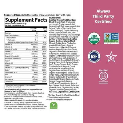 Garden Of Life, Organic Women's Multi 40+ 120 Gummies