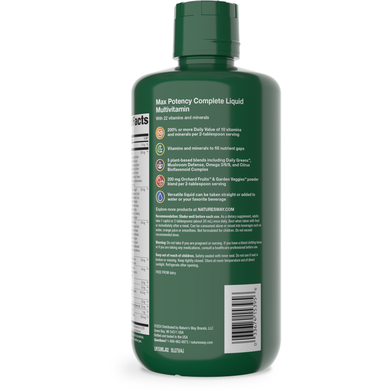 Nature's Way, Alive! Liquid Vitamin 30.4 oz Bottle