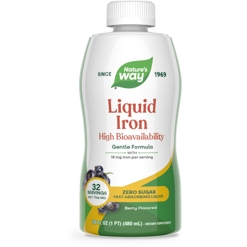 Nature's Way, Liquid Iron, Berry Flavored, 16 fl. oz Nature's Way, Liquid Iron, Berry Flavored, 16 fl. oz