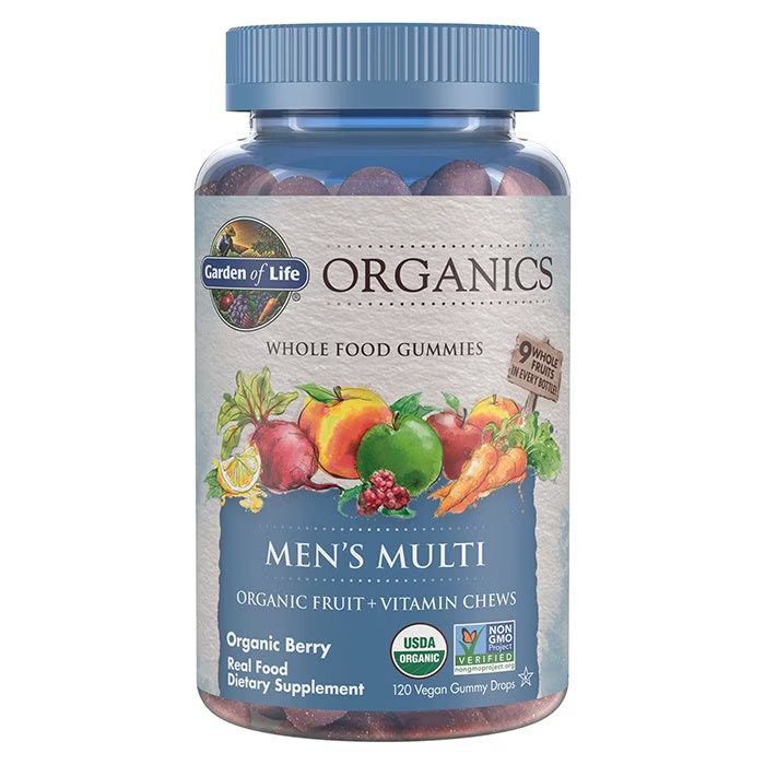 Garden of Life Organics Men's Multi Vegan Gummies - 120 Count Garden of Life Organics Men's Multi Vegan Gummies - 120 Count