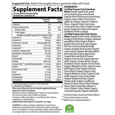 Garden of Life Organics Men's Multi Vegan Gummies - 120 Count
