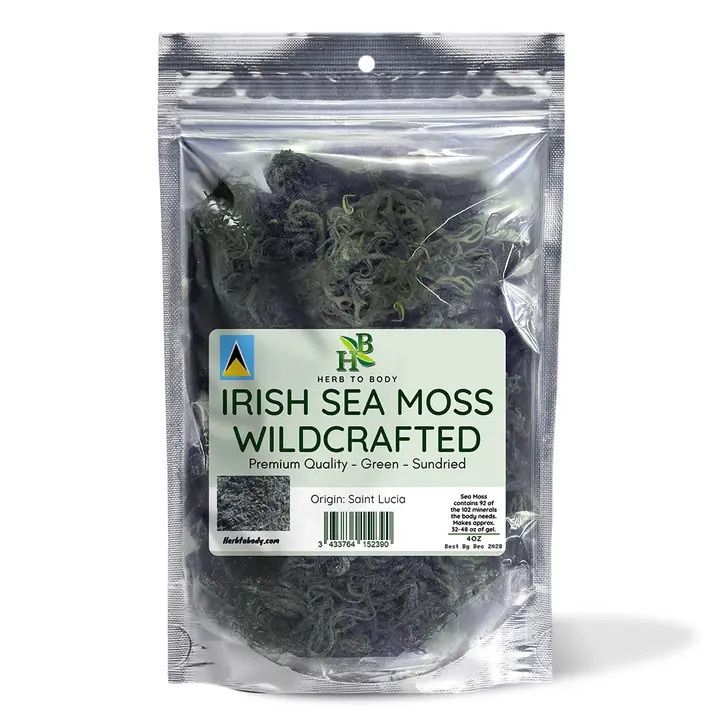 Herb To Body, Sea Moss Wildcrafted {Green} 4 oz. Herb To Body, Sea Moss Wildcrafted {Green} 4 oz.