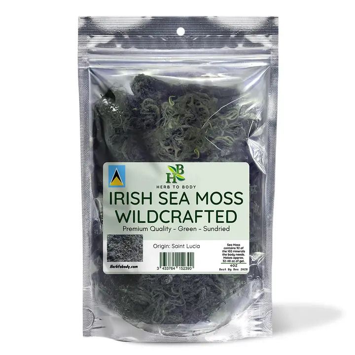 Herb To Body, Sea Moss Wildcrafted {Green} 4 oz. Herb To Body, Sea Moss Wildcrafted {Green} 4 oz.