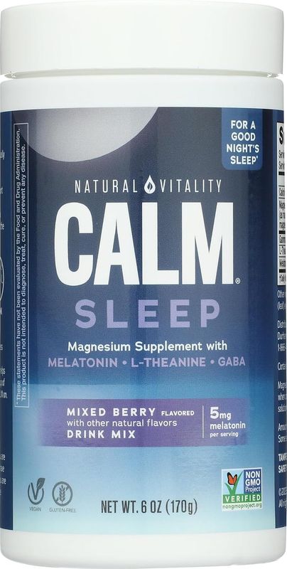 Natural Vitality, MaxCalm Sleep, 6 oz. Natural Vitality, MaxCalm Sleep, 6 oz.