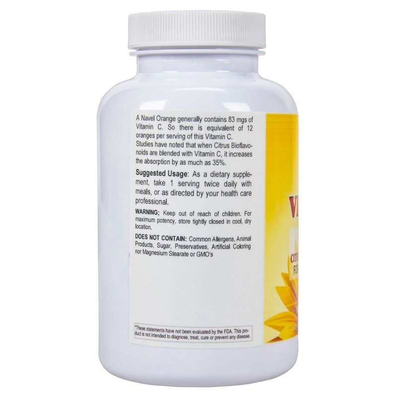 Be Healthy Vitamin C with Zinc and Citrus Bioflavonoids, 120 capsules
