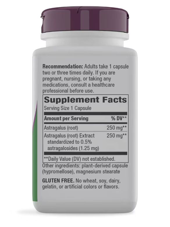 Nature's Way, Astragalus, 60 Vegan Caps