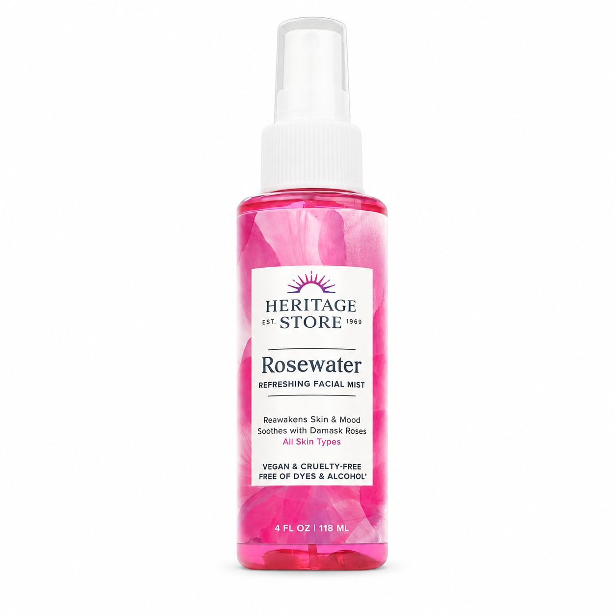 Heritage Store, Rosewater Facial Splash Heritage Store, Rosewater Facial Splash