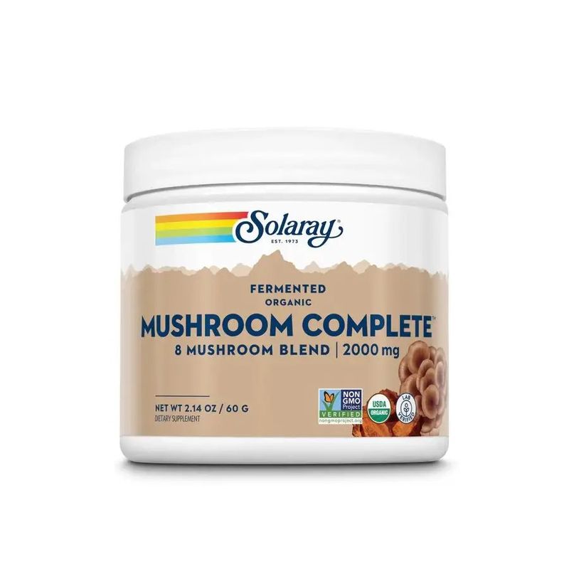 Solaray, Mushroom Complete (8 Mushroom Blend) 2.14 oz. Solaray, Mushroom Complete (8 Mushroom Blend) 2.14 oz.