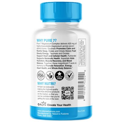 Nutri, Magnesium Pure 7 Complex