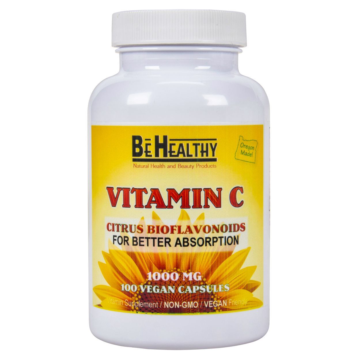 Be Healthy, Vitamin C with Citrus Bioflavonoids 100 Veg Caps