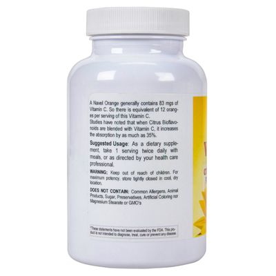 Be Healthy, Vitamin C with Citrus Bioflavonoids 100 Veg Caps