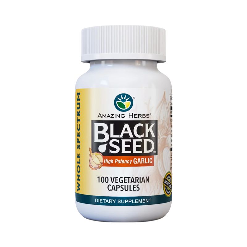 Amazing Herbs, Black Seed with Garlic Amazing Herbs, Black Seed with Garlic