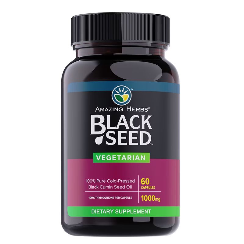 Amazing Herbs, Black Seed Oil 1000mg Amazing Herbs, Black Seed Oil 1000mg