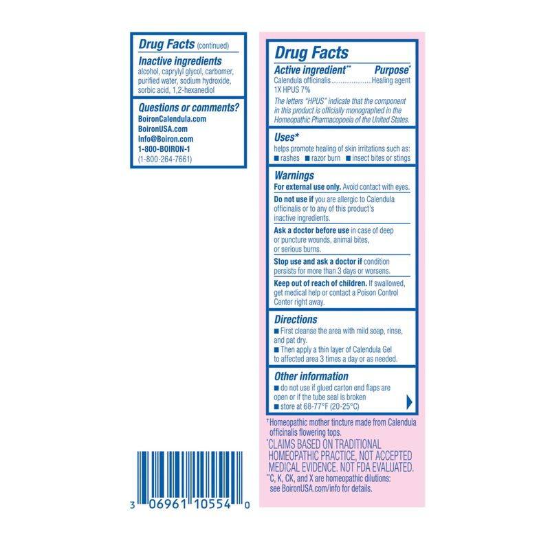 Boiron, Calendula Gel 1 Oz